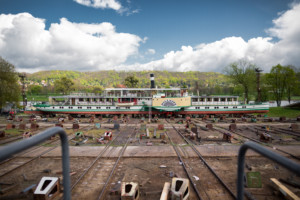 Dampfer Pillnitz in der Werft