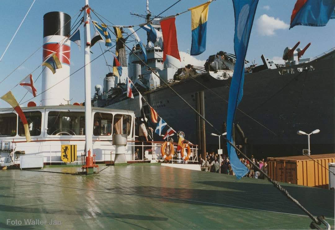 nach 34 Jahren: mit dem Dampfer nach Hamburg - Weiße Flotte